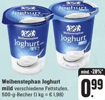 Gebauer's Weihenstephan Joghurt 500 g Becher Angebot