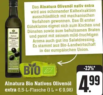 Gebauer's Alnatura Bio Natives Olivenöl extra 0,5-L-Flasche Angebot