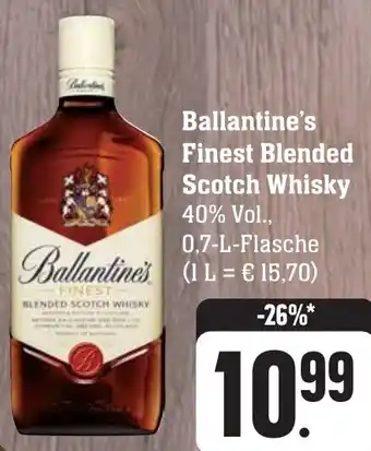 Gebauer's Ballantine's Finest Blended Scotch Whisky 0,7-L-Flasche Angebot