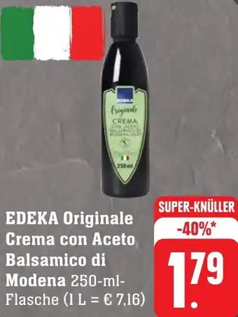 Gebauer's EDEKA Originale Crema con Aceto Balsamico di Modena 250-ml-Flasche Angebot