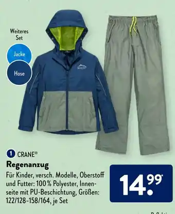 Aldi Süd Crane Regenanzug Angebot