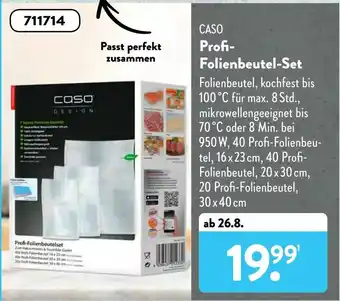 Aldi Süd Caso Profi Folienbeutel Set Angebot