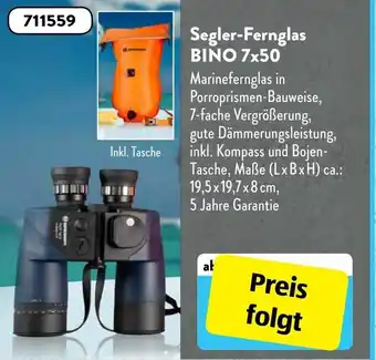 Aldi Süd Segler Fernglas Bino 7x50 Angebot