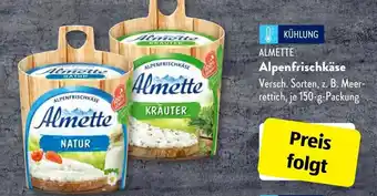 Aldi Süd Almette Alpenfrischkäse 150g Angebot