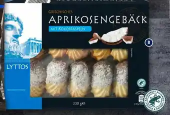 Aldi Süd Lyttos Griechisches Aprikosengebäck 330g Angebot