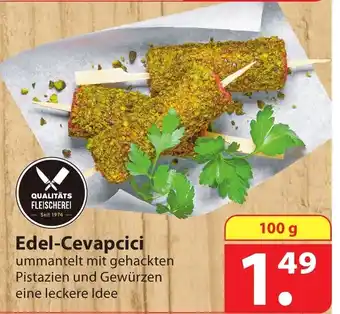 Famila Nord Ost Edel-Cevapcici ummantelt mit gehackten Pistazien und Gewürzen eine leckere Idee 100g Angebot