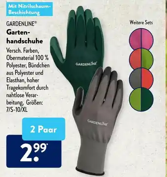 Aldi Süd Gardenline Gartenhandschuhe Angebot