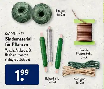 Aldi Süd Gardenline Bindematerial für Pflanzen Angebot