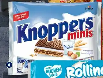 Aldi Süd Storck Knoppers minis 200 g Angebot