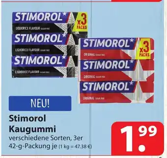 Famila Nord Ost Stimorol Kaugummi 42-g-Packung je (1 kg = 47.38 €) Angebot