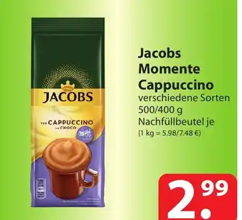 Famila Nord Ost Jacobs Momente Cappuccino 500/400g Angebot