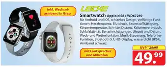 Famila Nord Ost LEICKE Smartwatch Apploid S8+ WD67269 Angebot