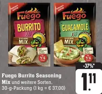 Gebauer's Fuego Burrito Seasoning Mix 30-g-Packung Angebot