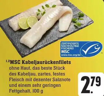 Gebauer's MSC Kabeljaurückenfilets 100 g Angebot