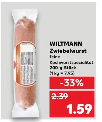 Kaufland WILTMANN Zwiebelwurst 200-g-Stück Angebot