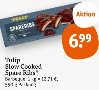 tegut Tulip Slow Cooked Spare Ribs 550 g Packung Angebot