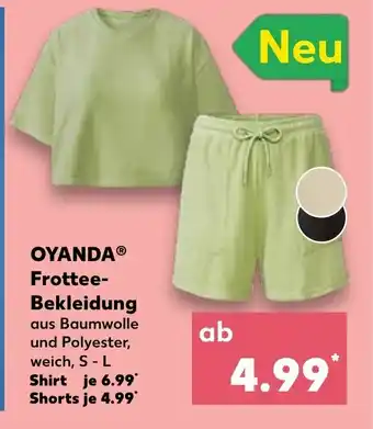 Kaufland OYANDAⓇ Frottee-Bekleidung S - L Angebot