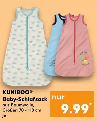 Kaufland KUNIBOOⓇ Baby-Schlafsack Größen 70 - 110 cm Angebot