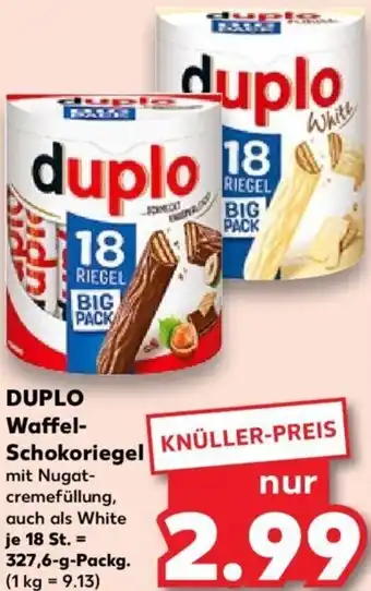 Kaufland DUPLO Waffel-Schokoriegel 327,6-g-Packg. Angebot