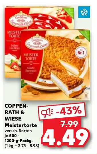 Kaufland COPPENRATH & WIESE Meistertorte je 500 - 1200-g-Packg. Angebot