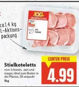 E-Center Stielkotelettts Angebot