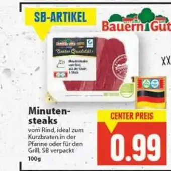 E-Center Bauern Gut Minuten Steaks Angebot