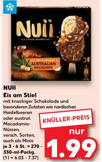 Kaufland NUII Eis am Stiel 330 ml Packg. Angebot