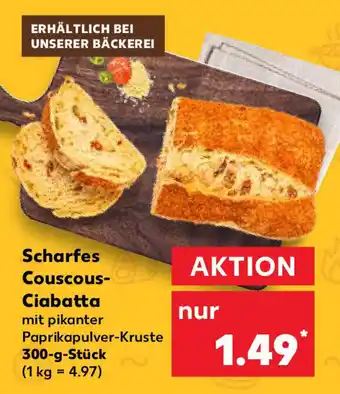 Kaufland Scharfes Couscous- Ciabatta 300-g-Stück Angebot