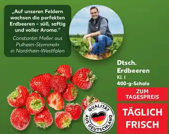 Kaufland Dtsch. Erdbeeren 400 g Schale Angebot