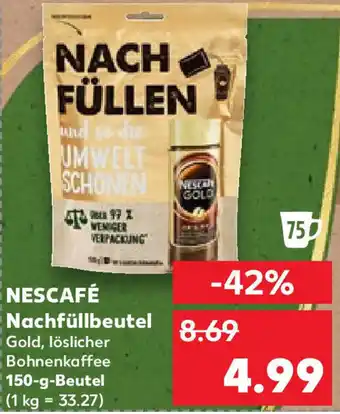 Kaufland NESCAFÉ Nachfüllbeutel 150-g-Beutel Angebot