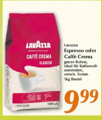 inkoop Lavazza Espresso oder Caffè Crema 1kg Angebot