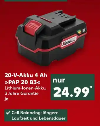 Kaufland 20-V-Akku 4 Ah >>PAP 20 B3<< Angebot