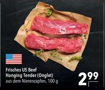 CITTI Markt Frisches US Beef Hanging Tender (Onglet) aus dem Nierenzapfen, 100 g Angebot