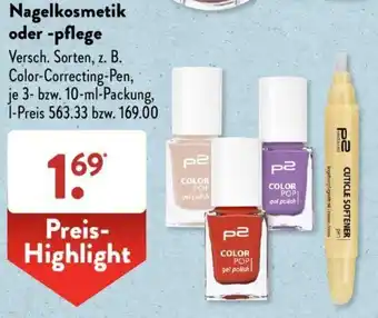 Aldi Süd p2 Cosmetics Nagelkosmetik oder pflege Angebot