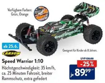 Aldi Süd CARSON Speed Warrior 1:10 Angebot