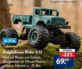 Aldi Süd CARSON Amphibious Rider 1:12 Angebot