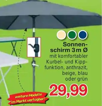 Jawoll Sonnenschirm 3m Ø Angebot