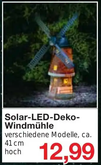 Jawoll Solar-LED-Deko-Windmühle Angebot