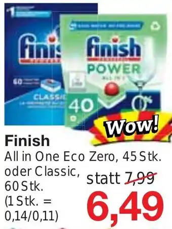 Jawoll Finish All in One Eco Zero, 45 Stk. Angebot