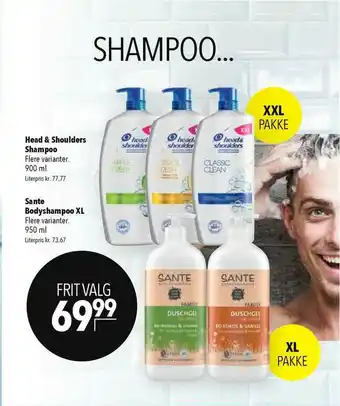 CITTI Markt Head & Shoulders Shampoo Sante Bodyshampoo Xl Angebot