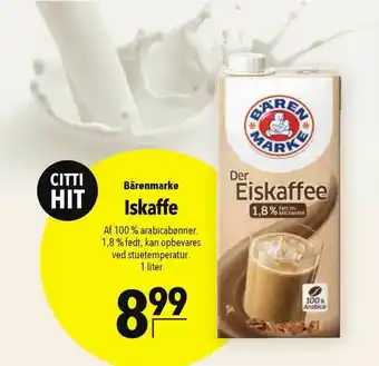 CITTI Markt Bärenmarke Iskaffe Angebot