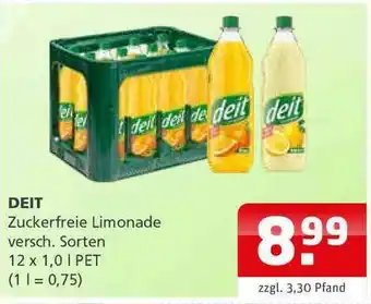 Getränkehaus Deit Zuckerfreie Limonade Angebot