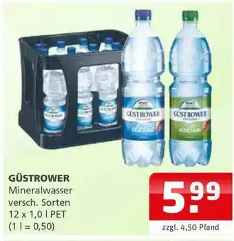 Getränkehaus Güstrower Mineralwasser Angebot