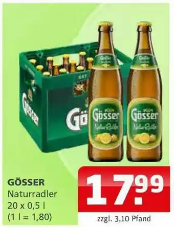 Getränkehaus Gösser Naturradler Angebot