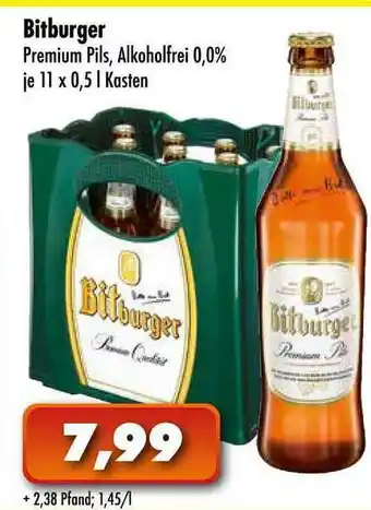 Lösch Depot Pitburger Premium Pils Alkoholfrei 0.0% Angebot