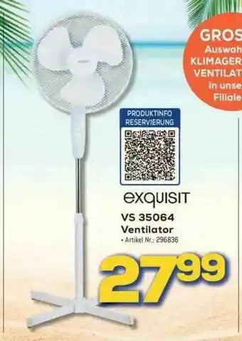 Euronics Exquisit Vs35064 Ventilator Angebot