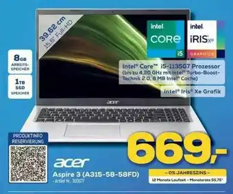 Euronics Acer Aspire 3 A315-58-58fd Angebot