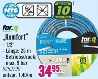 Hornbach for.q „Komfort" Angebot