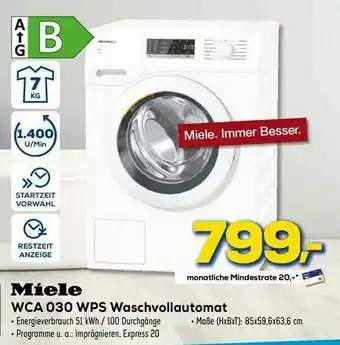 Euronics XXL Miele Wca030wps Waschvollautomat Angebot