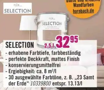 Hornbach SELECTION 2,5 L Angebot